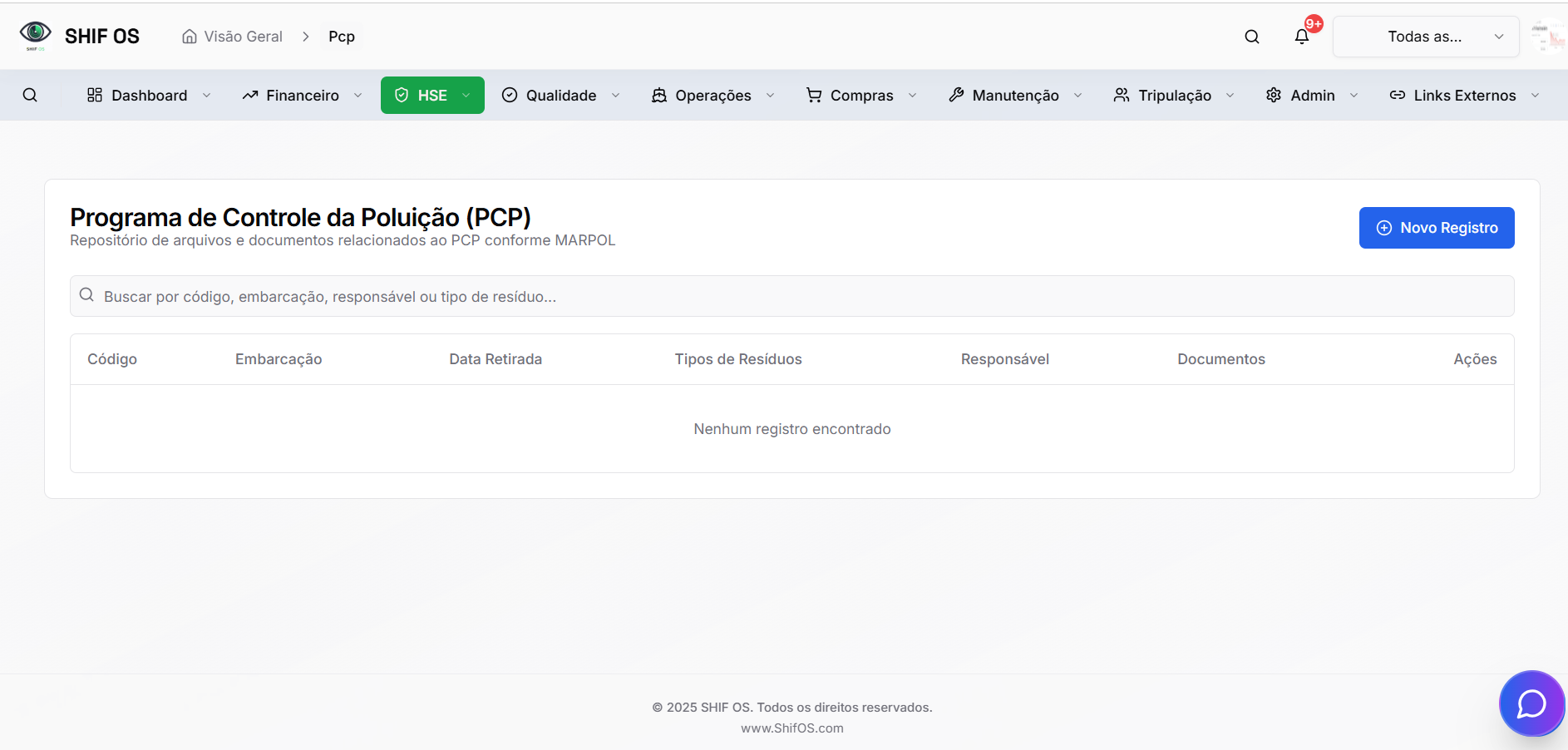 PCP - Controle de Poluição
